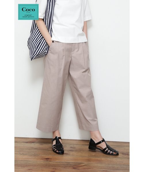 ◇ドビーストレッチクロップドパンツ｜ヒューマンウーマンの通販