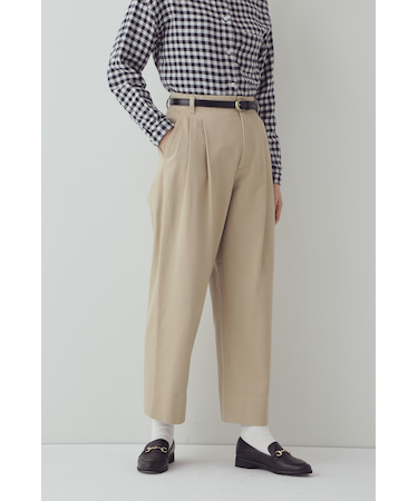 ◆ワイドテーパードチノパンツ