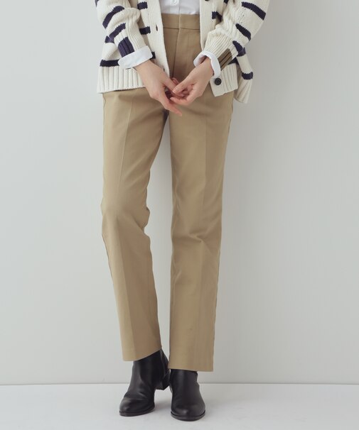 ◆スッキリ細身フレアパンツ