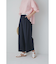 ◆ＰＥレーヨンリネンセミワイドパンツ
