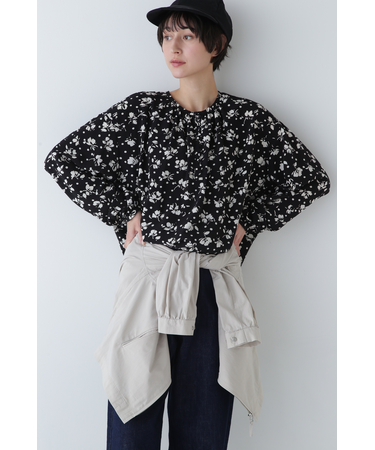 ◆フラワープリントブラウス