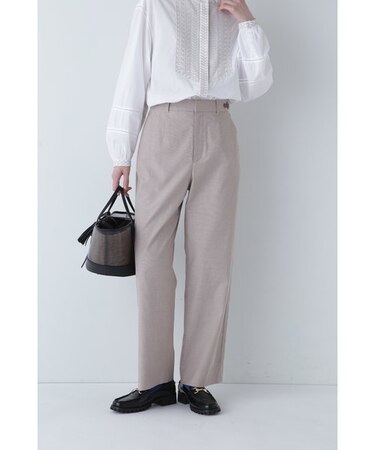 ◆先染めドビーストレッチパンツ