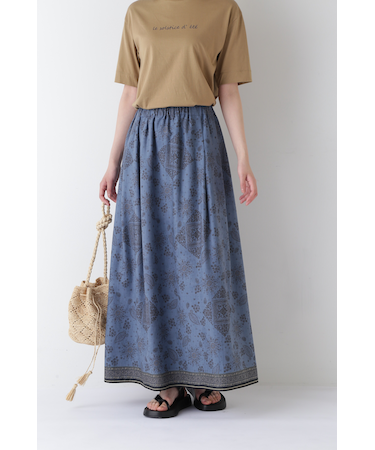 ◆モロッカンプリントスカート