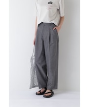 ◆PE／C／麻ストレッチパンツ