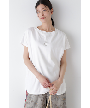 ◆フレンチスリーブ天竺Ｔシャツ
