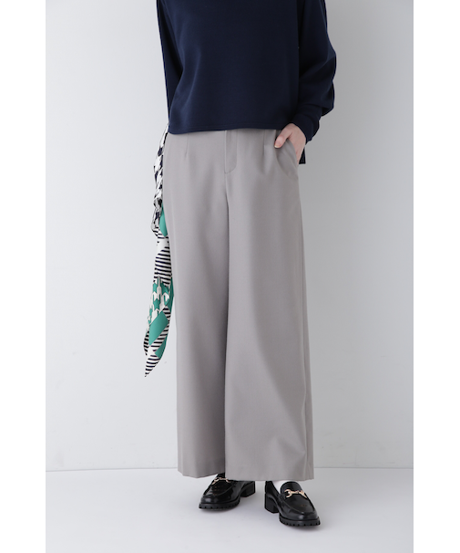 ◆ライトフラノセミワイドパンツ