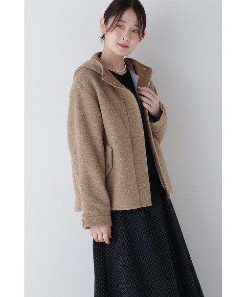 ◆スライバーフードブルゾン