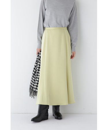 ◆ヴィンテージ風サテンストレッチマーメイドスカート