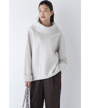 ◆ウールリング圧縮オフタートルオーバートップス