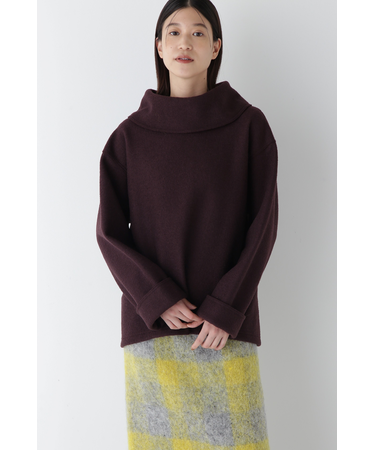 ◆ウールリング圧縮オフタートルオーバートップス