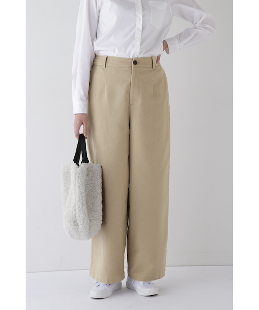 ◆ストレッチエアリードットコードセミワイドバレルパンツ
