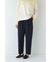 ◆ストレッチポンチタックテーパードパンツ