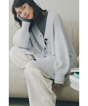 ◆ブークレ片畦2WAYはおり