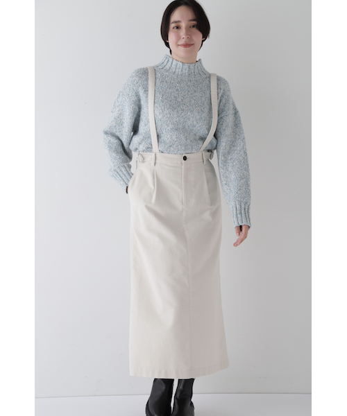 LADIES】TORNADO MART∴レオパードプリントイージースカート