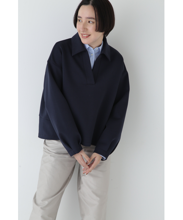 ◆ストレッチダンボールスキッパープルオーバー