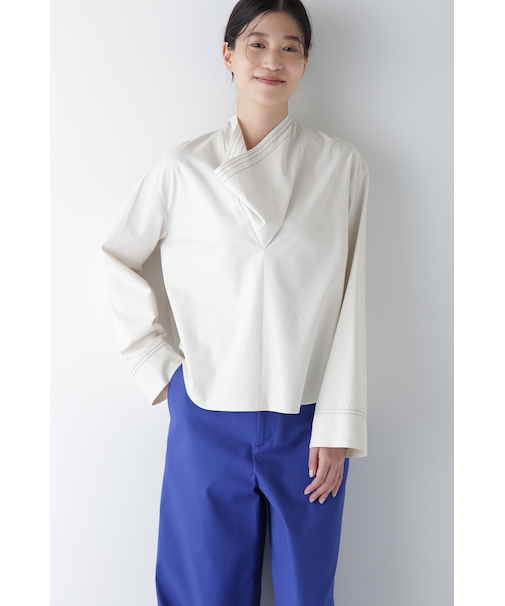 ◆OGC／キュプラバーバリーニュアンスネックプルオーバー