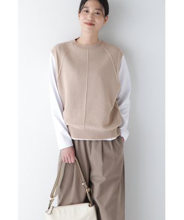 ◆コットンポリエステルリンクスベスト