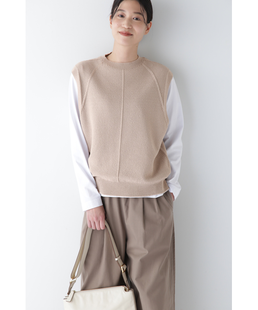 ◆コットンポリエステルリンクスベスト