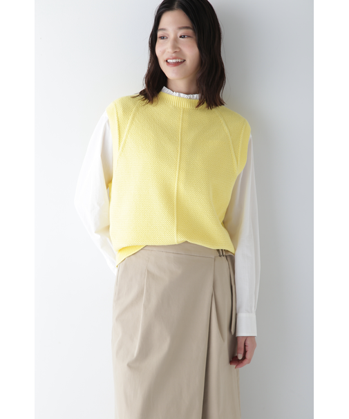 ◆コットンポリエステルリンクスベスト