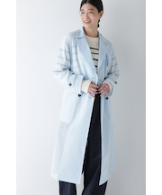 ◆コットンナイロンシアートレンチコート