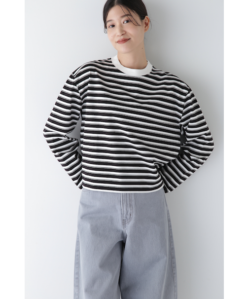 ◆ボーダーボックスTシャツ