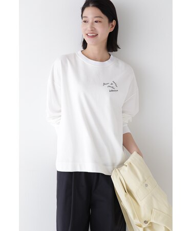 ◆ミニ裏毛ロゴトレーナー