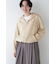 ◆コットンナイロンタイプライターシアーフーディーブルゾン
