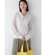 ◆テープヤーンメッシュスキッパープルオーバー