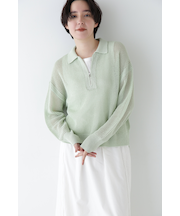 ◆テープヤーンメッシュスキッパープルオーバー