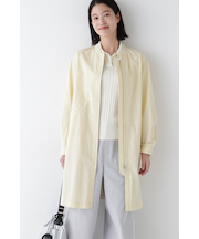 ◆コットンナイロンダンプスタンドカラーコート