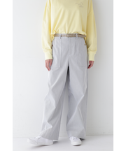 ◆コードストレッチベイカーセミワイドパンツ