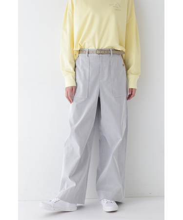 ◆コードストレッチベイカーセミワイドパンツ