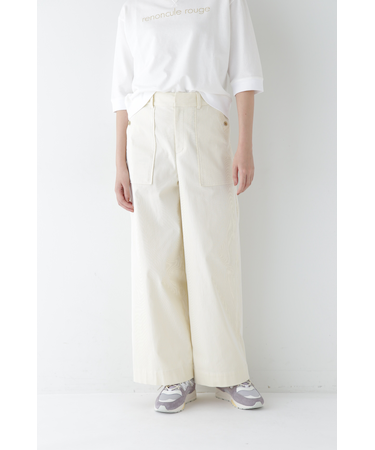 ◆コードストレッチベイカーセミワイドパンツ