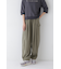 ◆キュプラポリエステル フィブリルサテンストレッチパンツ