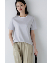 ◆半袖Ｔシャツボーダーオーガニック綿天竺