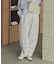 ◆コットン麻カツラギタックパンツ