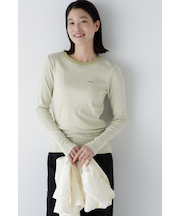 ◆パネルリブロングスリーブＴシャツ