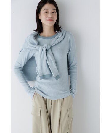 ◆パネルリブロングスリーブＴシャツ