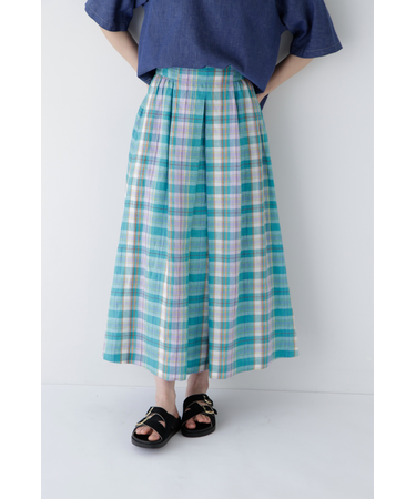 ◆オリジナルチェックボリュームスカート