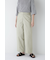 ◆綿麻シャンブレーセミワイドパンツ