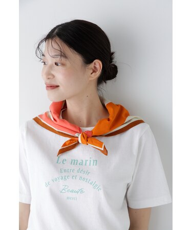 ◆バードプリントスカーフ