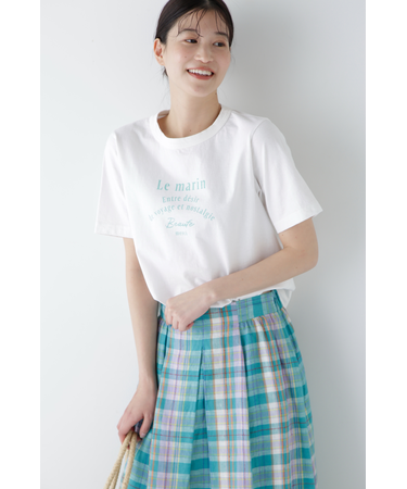 ◆リサイクルコットン度詰天竺Ｔシャツ