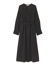 麻キャンバスワンピース
