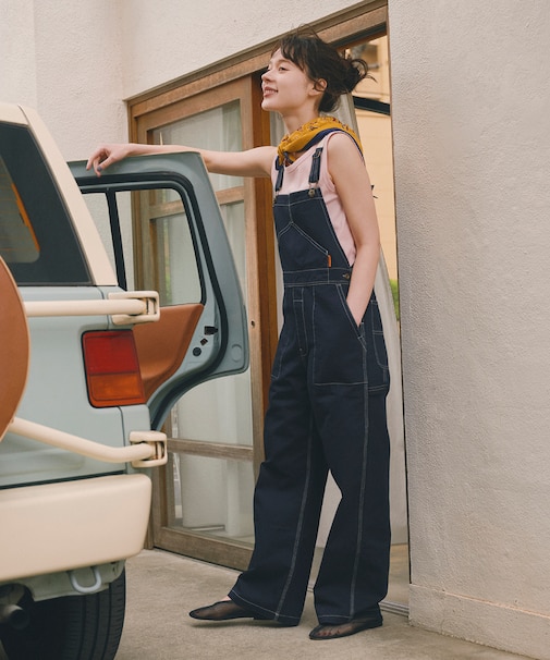 ◆UNIVERSAL OVER ALL　コラボ　サロペット