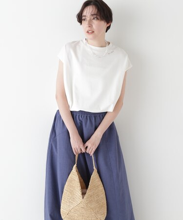 ◆ミニ裏毛刺繍ロゴプルオーバー
