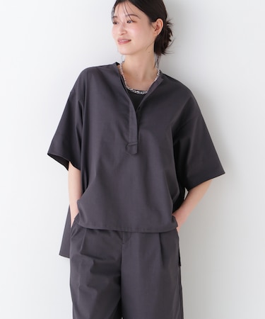 ◆クールマックス混オーバーブラウス