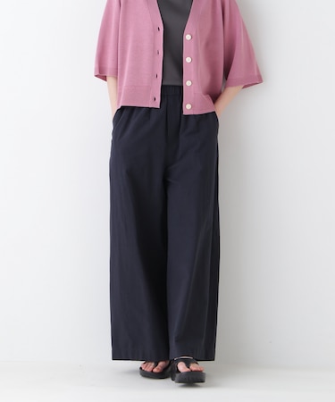 ◆コットンリネンウェザー近江晒シェフパンツ