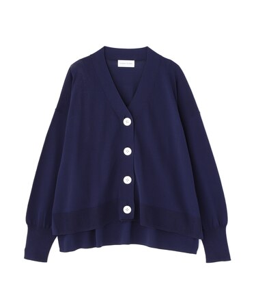 ハイツイストコットンＶカーデ