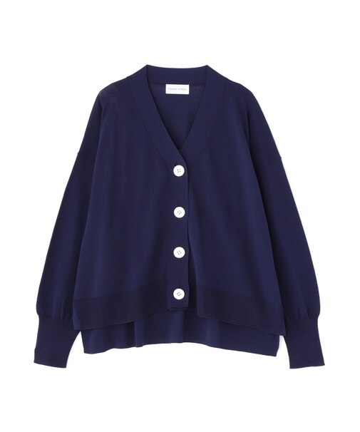 ハイツイストコットンＶカーデ