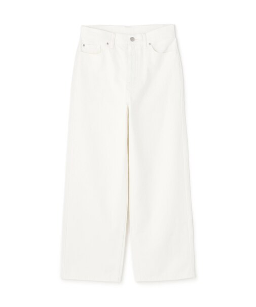 セミワイドホワイトデニム